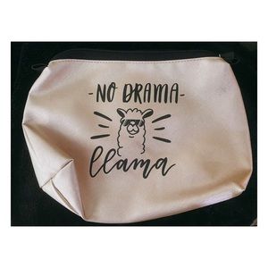 🦙 Rose Gold Large Llama Makeup Bag 🦙